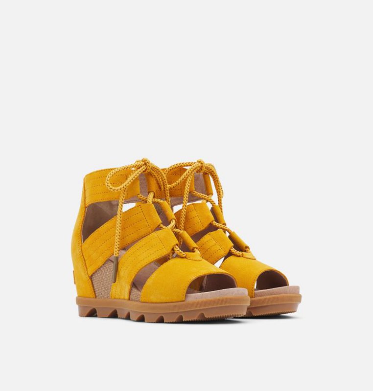 Sandalias Sorel Mujer - Joanie™ Ii Lace Wedge Amarillo - 34710-EHRD